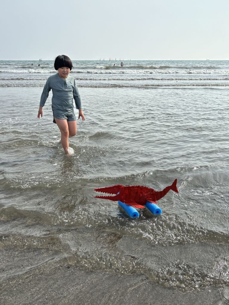 海でアート！モササウルス！アルティキッズ